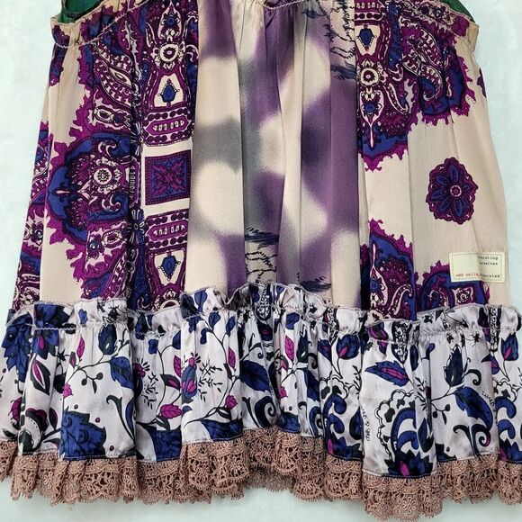 Odd Molly Silk Lace Blouse Size 0 - Picture 3 of 8